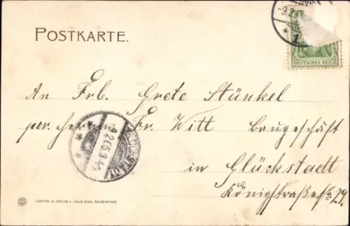 Ak Kiel, Botanischer Garten, Bäume, Gartenanlage, Brücke