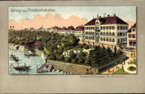 Litho Friedrichshafen am Bodensee, Töchter-Pensionat St. Antonius