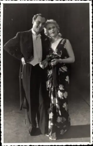 Foto Ak Schauspieler Björn Faself, Paarportrait