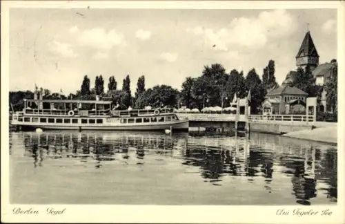 Ak Berlin Reinickendorf Tegel, am Tegeler See