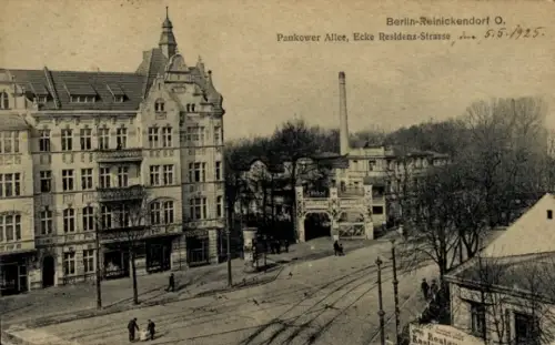 Ak Berlin Reinickendorf, Pankower Allee, Ecke Residenz-Straße
