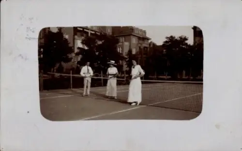 Foto Ak Potsdam, Tennisplatz, Roonstraße, Margaretenstraße