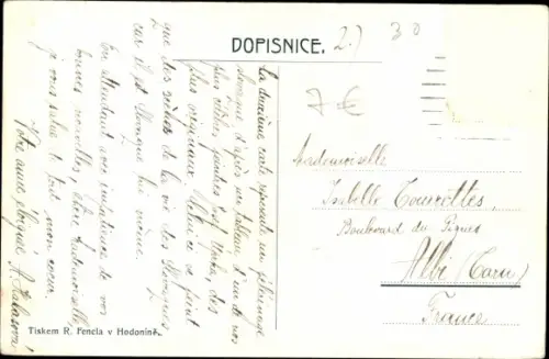 Künstler Ak Uprka, J., Frauen in tschechischen Trachten, Z pouti