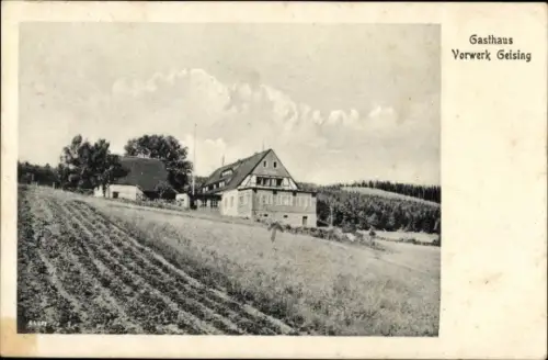 Ak Geising Altenberg im Erzgebirge, Gasthaus Vorwerk