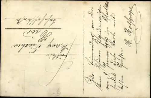 Ak Zwei Männer in bunten Volkstrachten