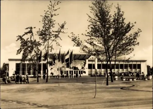 Ak Erfurt in Thüringen, 1. Internationale Gartenbauausstellung, IGA , Ausstellungsgelände