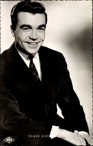 Ak Schauspieler Claus Biederstaedt, Portrait