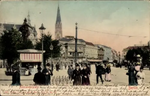 Ak Berlin Mitte, Alexanderplatz