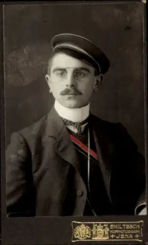 Studentika CdV Jena in Thüringen, Porträt eines Studenten