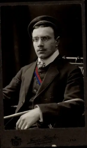 Studentika CdV Jena in Thüringen, Porträt eines Studenten