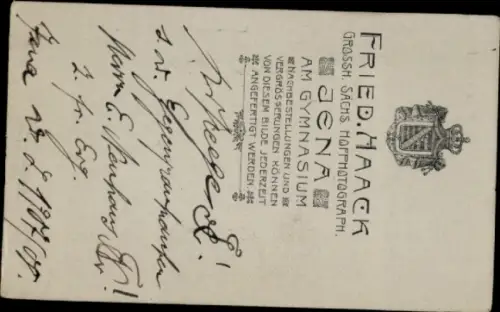 Studentika CdV Jena in Thüringen, Porträt eines Studenten