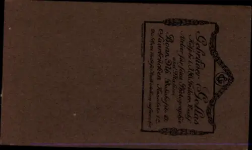 Studentika CdV Porträt eines Studenten