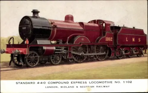 PC Standard 4-4-0 Compund Express Locomotive No. 1102, Midland & Scottish Railway