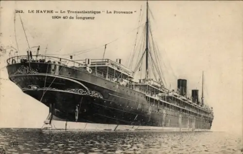 Ak Le Havre, CGT Dampfer La Provence