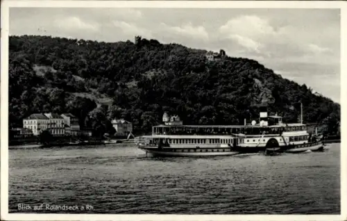 Ak Rolandseck Remagen am Rhein, Rheindampfer
