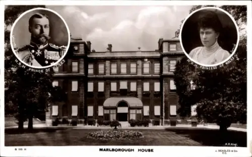 Ak London, Marlborough House, Prince of Wales, Princess of Wales