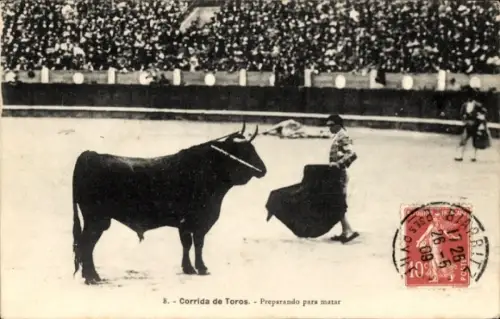 Ak Corrida de Toros, Preparando para matar