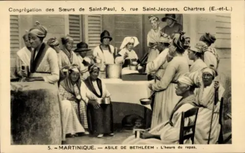 Ak Fort de France Martinique, Asile de Béthléem, Congrégation des Soeurs Saint Paul