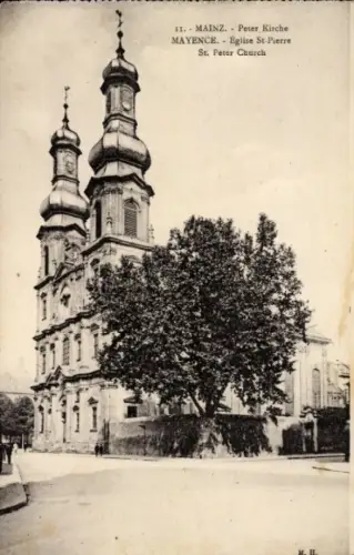 Ak Mainz am Rhein, Peter Kirche