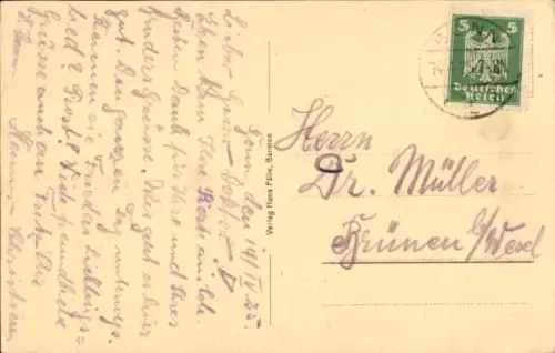 Lied Ak Rolandseck Remagen am Rhein, Rolandsbogen