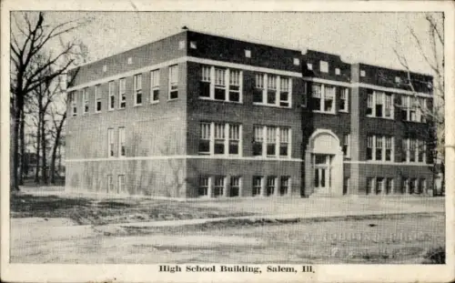 PC Salem Illinois USA, High School Building