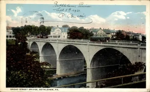 PC Bethlehem Pennsylvania USA, Broad Street Bridge
