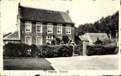 Ak Opdorp Ostflandern, Pastorie