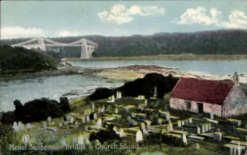 PC Wales, Menai Suspension Bridge & Church Island