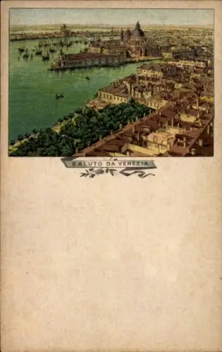 Litho Venezia Venedig Veneto, Stadtpanorama