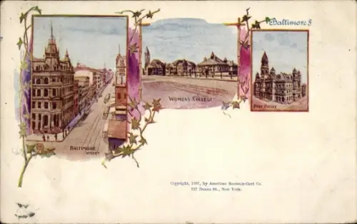 PC Baltimore, Maryland, USA, Baltimore Street, Womens College