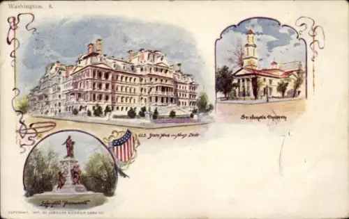 PC Washington DC USA, Church, Monument