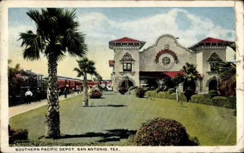 PC San Antonio, Texas, USA, Southern Pacific Depot