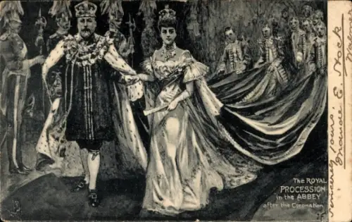 PC City of Westminster London England, The Royal Procession in the Abbey, Coronation