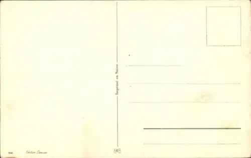 Künstler Ak Katze, Rose, Vorhang