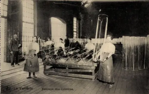 Ak La Verrerie, Fendage des cylindres