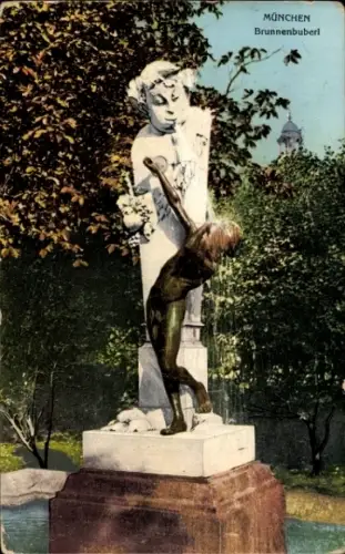 Ak München, Brunnenbuberl