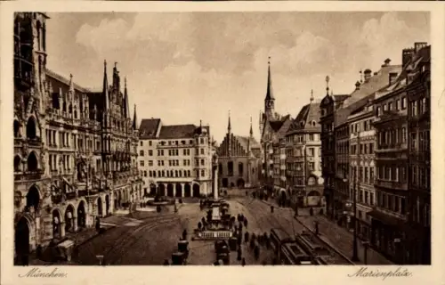 Ak München, Marienplatz