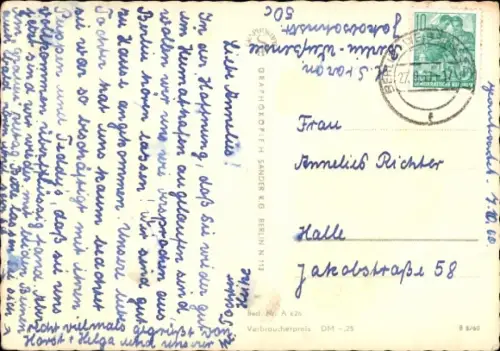 Ak Berlin Weißensee, Badeanstalt am Weißen See, Spitze, Oberschule, Klement Gottwald Allee