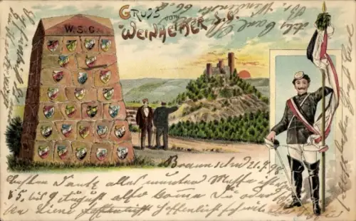 Studentika Ak Weinheim an der Bergstraße, Weinheimer SC, WSC, Weinheimer Senioren Convent