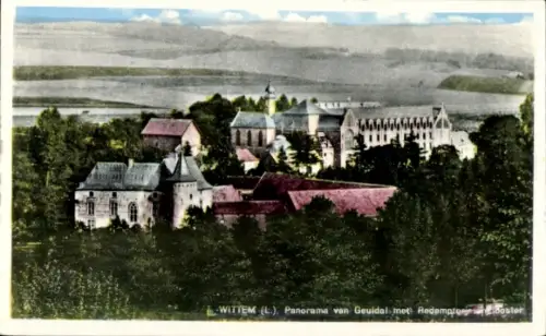 Ak Wittem Limburg Niederlande, Panorama van Geuldal