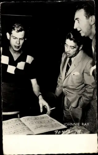 Ak Sänger Johnnie Ray, Portrait