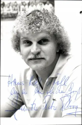 Ak Sportjournalist Günter-Peter Ploog, Autogramm