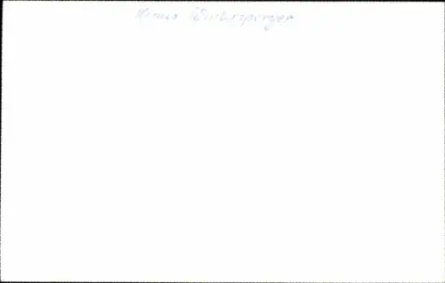 Ak Journalist und Moderator Klaus Wintersperger, Autogramm