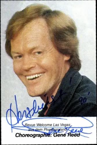 Ak Choreograph Gene Reed, Autogramm