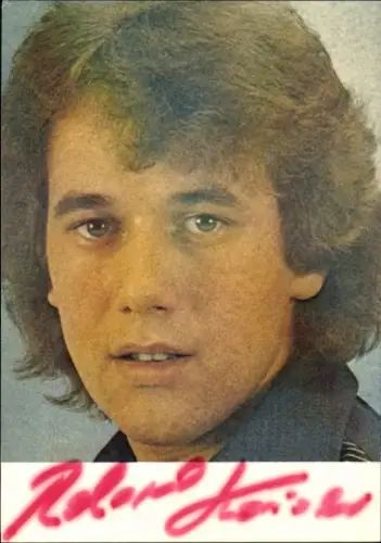 Ak Sänger Roland Kaiser, Autogramm