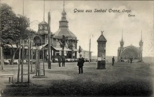 Ak Selenogradsk Ostseebad Cranz Ostpreußen, Corso