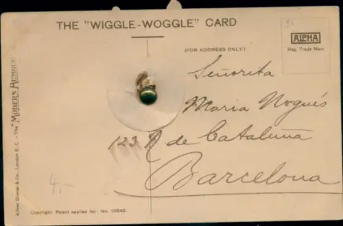 Mechanische Ak Esel schaut über einen Holzzaun