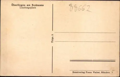Ak Überlingen am Bodensee, Landungsplatz, Dampfer