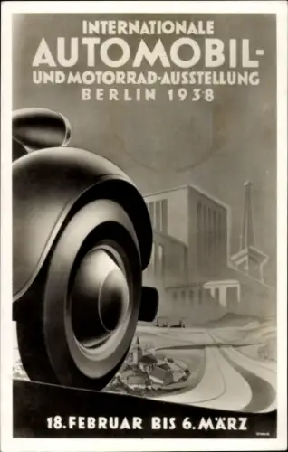 Ak Internationale Automobil und Motorrad Ausstellung Berlin 1938, Funkturm