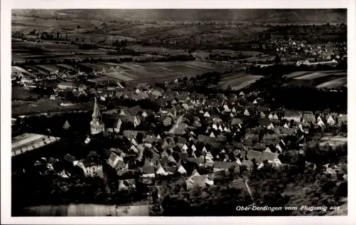 Ak Derdingen Oberderdingen im Kraichgau Württemberg, Fliegeraufnahme